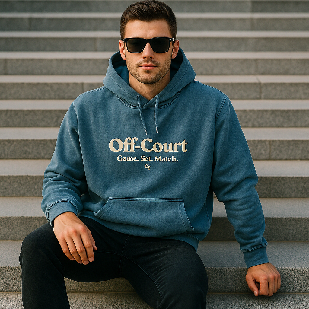 Off-Court Vintage Wash Oversized Hoodie – Game. Set. Match