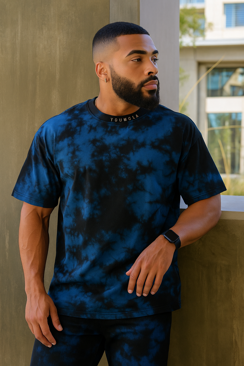 Midnight Blue Cloud Wash T-Shirt – YOU M.G.L.A Edition