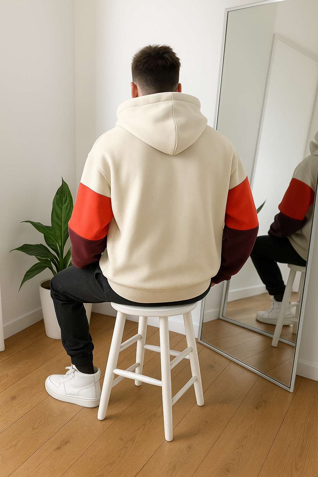 Bold Block cotton Hoodie – PRINCEWEARS Signature Edition