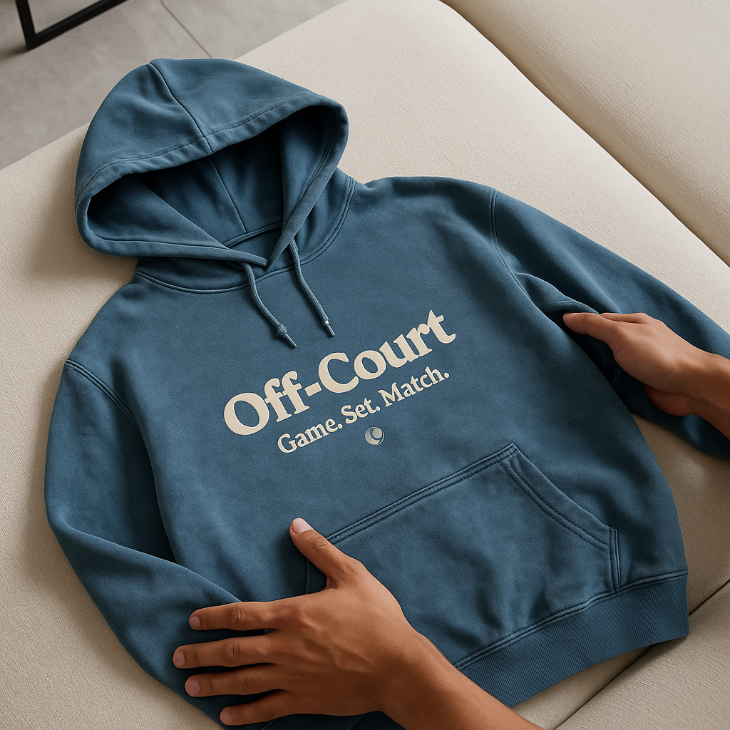 Off-Court Vintage Wash Oversized Hoodie – Game. Set. Match